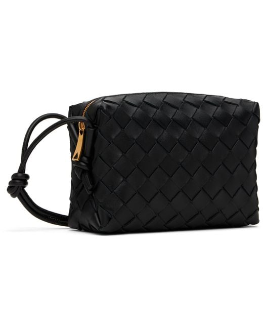 Bottega Veneta Black Intrecciato Concert Bag