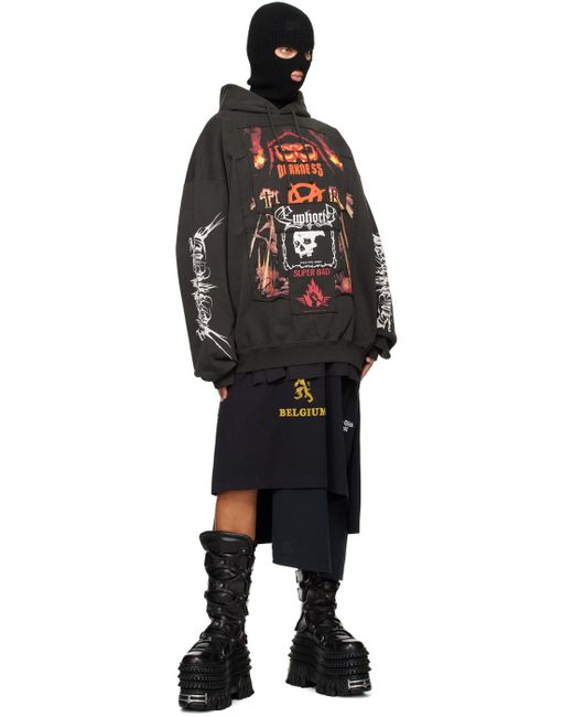 Vetements Layered Tourist T-Shirts Midi Dress in Black | Lyst Vetements Layered Tourist T-Shirts Midi Dress in Black | Lyst