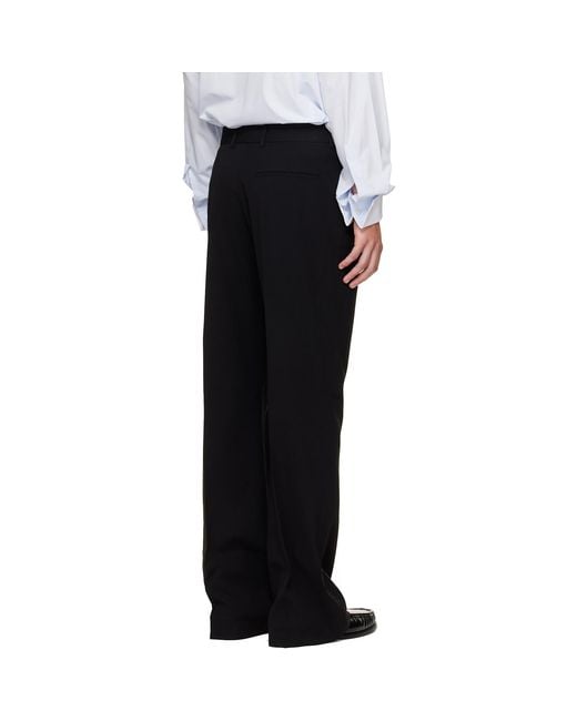 Acne Black Tailored Trousers for men