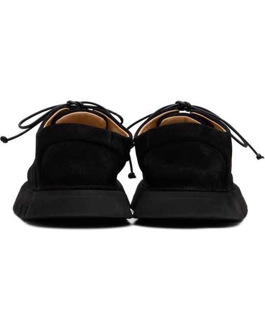 Marsèll Black Intagliata Derbys for men