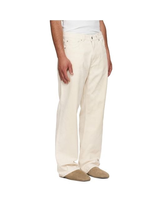 Our Legacy Natural Off- Third Cut Jeans for men