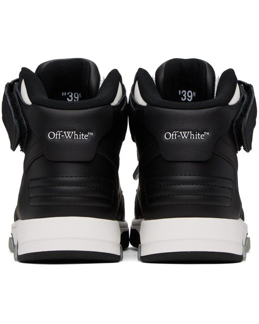 Off-White c/o Virgil Abloh White & Black Out Of Office Sneakers for men