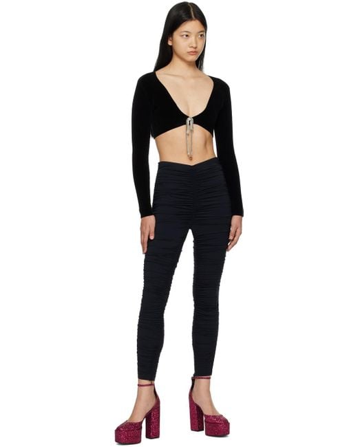Alexander Wang クロップド カーディガン Black