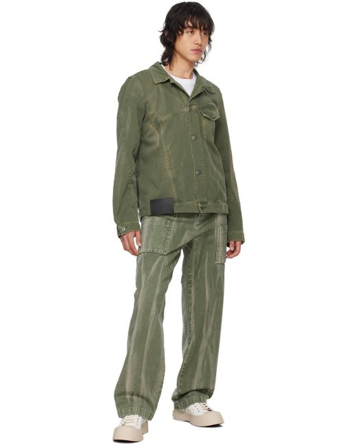 Pantalon cargo ample vert J.W. Anderson pour homme en coloris Green