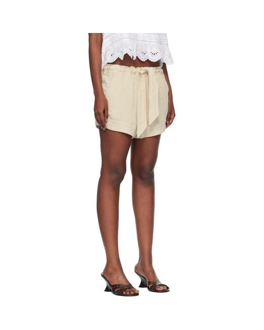 Isabel Marant Natural Off- Birva Shorts