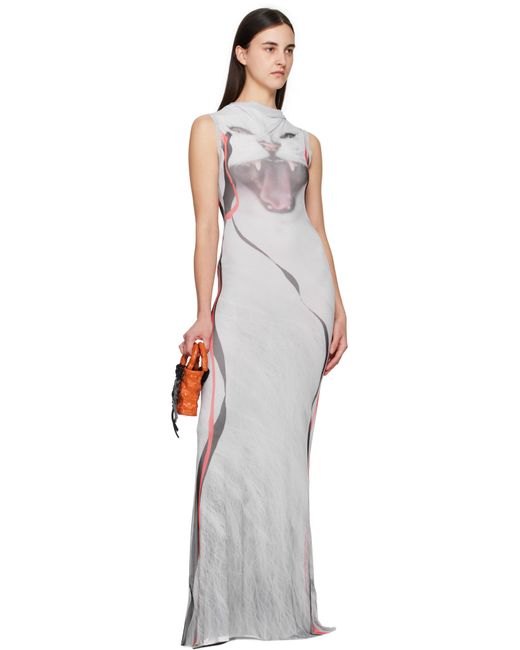 OTTOLINGER Black Mesh Maxi Dress