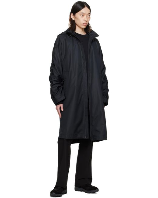 Manteau noir à effet ruché Wooyoungmi pour homme en coloris Black