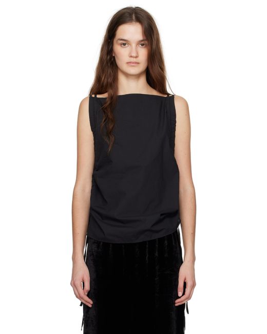 Baserange Pictorial Strap Top ブラック 24SS BASERANGE PICTORIAL