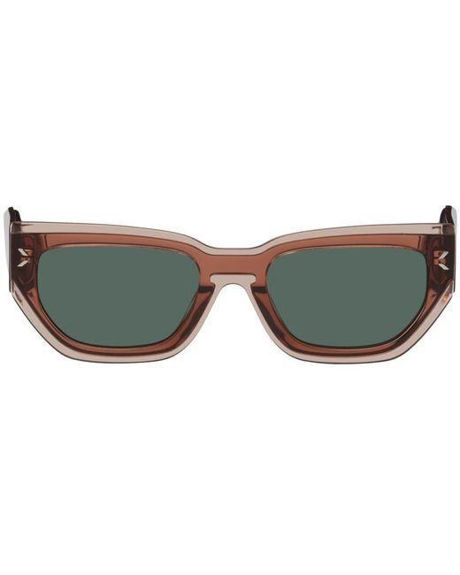 McQ Alexander McQueen Green Mcq Pink Cat-eye Sunglasses for men
