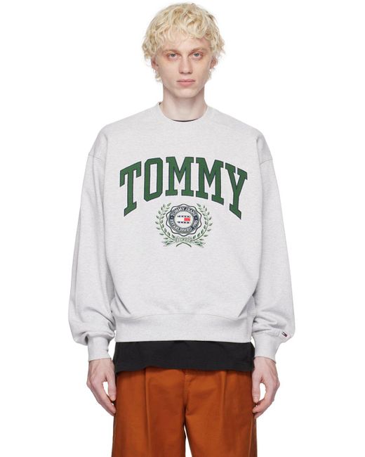 Men's Tommy Hilfiger Heather Gray Dallas Cowboys Ronald Crew