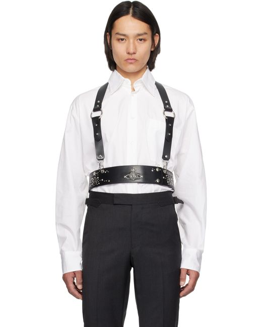 Vivienne Westwood Studs Harness Belt in Black for Men | Lyst