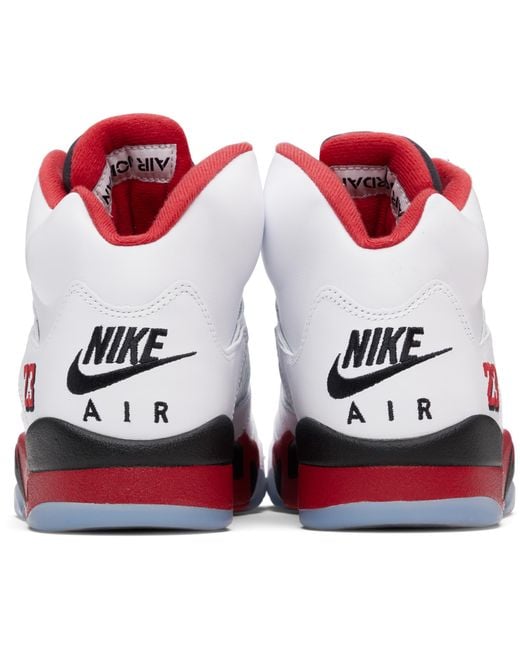 Nike Black Air Jordan 5 Retro Sneakers for men