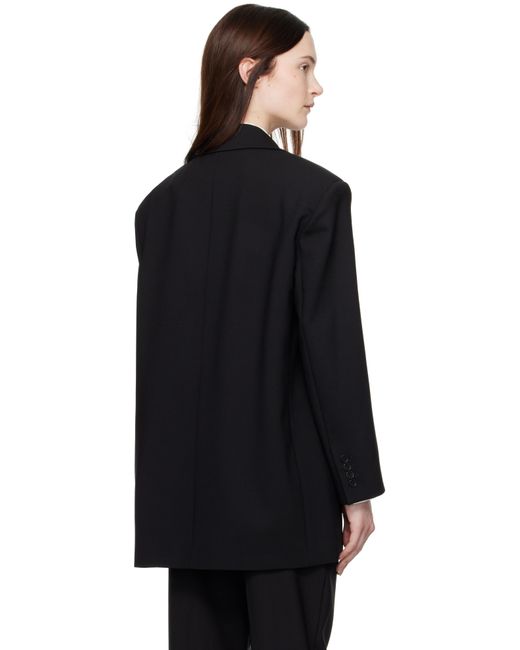 【関税込み】Max Mara ブラック Suez テーラードジャケット 242118F057001_1.jpg