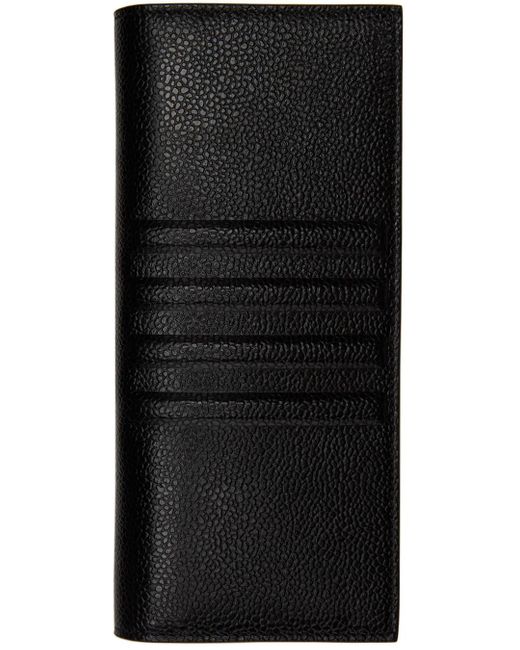 Thom Browne Leather Thom E Long 4-bar Wallet in Black for Men - Lyst