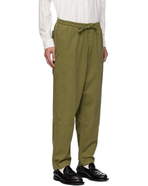 YMC Green Alva Skate Trouser for men