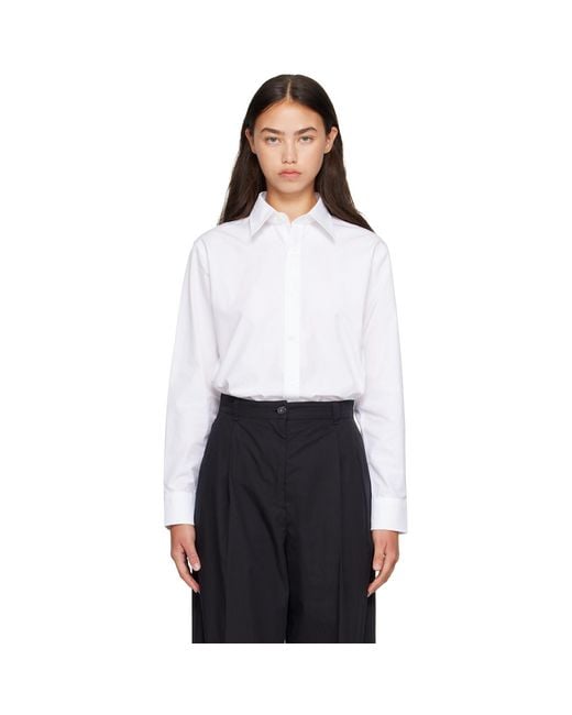 A.P.C. White Kayla Shirt