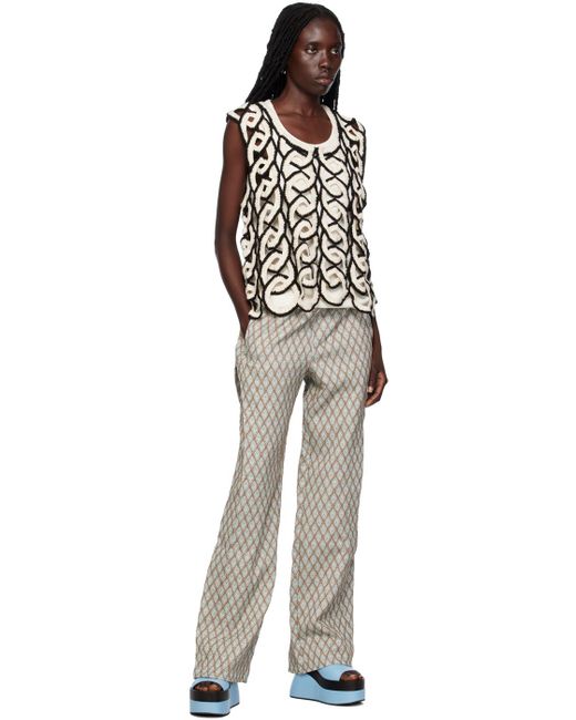 ANDERSSON BELL Black Makeni Trousers