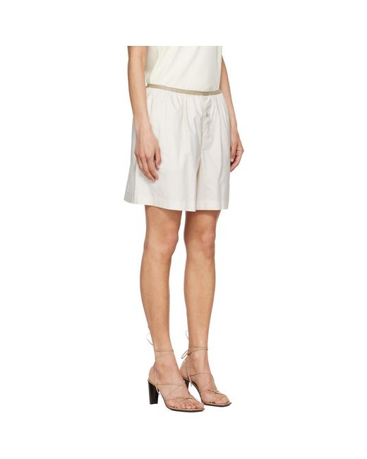 Lemaire White Off- Boxer Shorts
