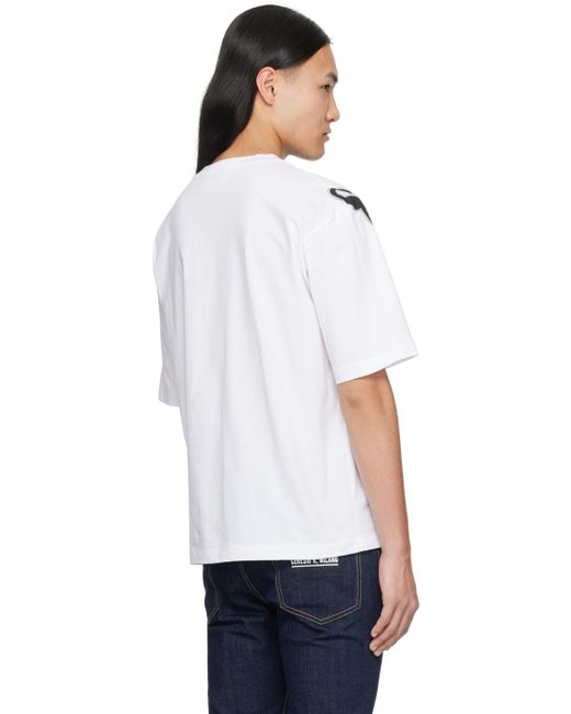 DSquared² White Dsqua2 Gothic Cool Fit T-shirt for men