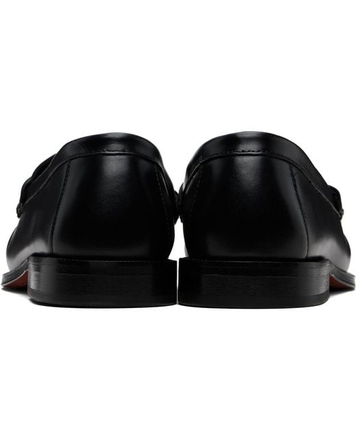 Ernest W. Baker Black Chain Loafers for men