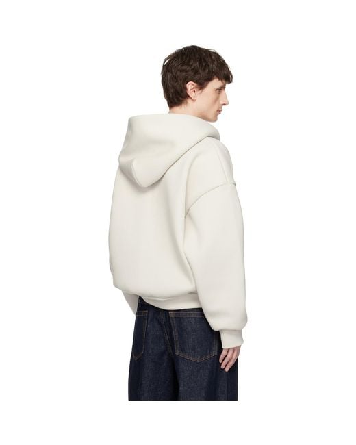 Seventh White Off- V2 Zipped Hoodie for men