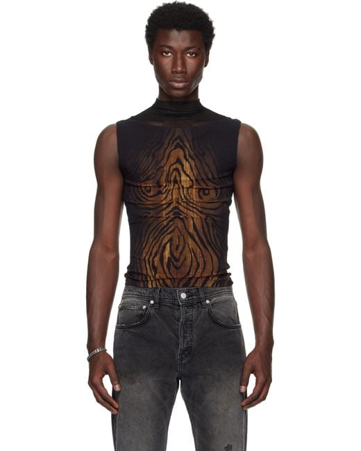 Jean Paul Gaultier 'The Wood' Turtleneck in Black for Men | Lyst