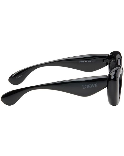 Loewe Black Inflated Butterfly Sunglasses