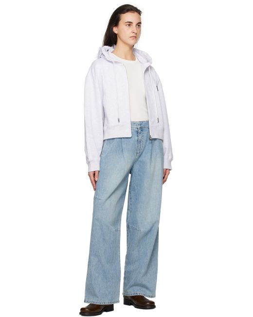 WOOYOUNGMI ブルー ワンタック ワイドジーンズ ブルー | Lyst