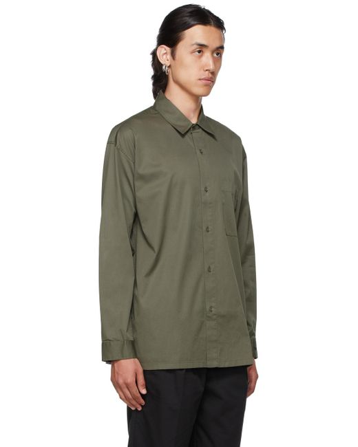 Frame コットン カーキ シャツ カラー グリーン メンズ Lyst Frame コットン カーキ シャツ カラー グリーン メンズ Lyst