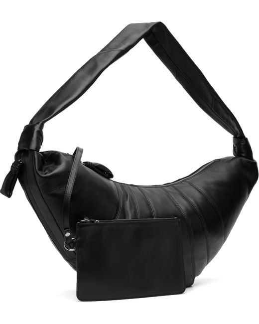 Lemaire Black Large Croissant Bag
