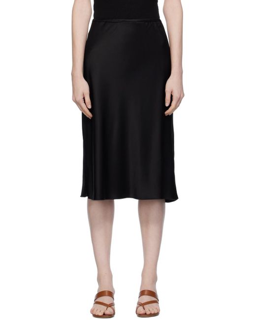 Nanushka Black Zarina Midi Skirt