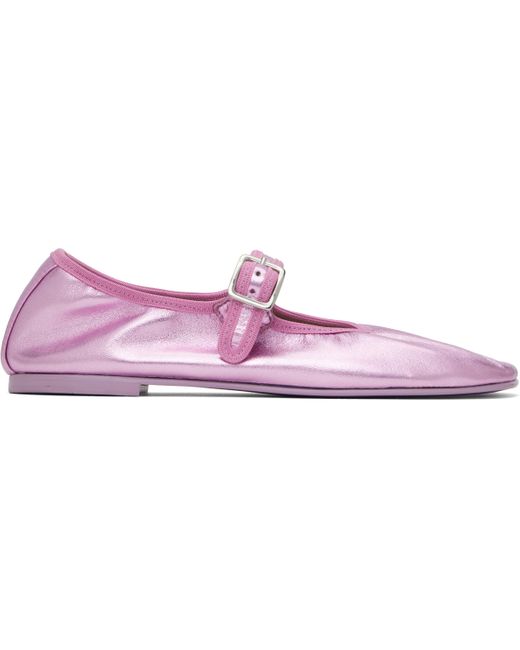 Ballerines De Style Charles Ix Roses À Col Élastique Sandy Liang en coloris Black