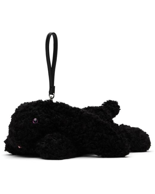 Im Sorry by Petra Collins Black Ssense Exclusive Jennyfax Edition Faux-Fur Bag