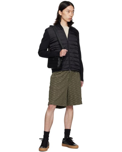 Sac à bandoulière horizontal noir Moncler pour homme en coloris Black