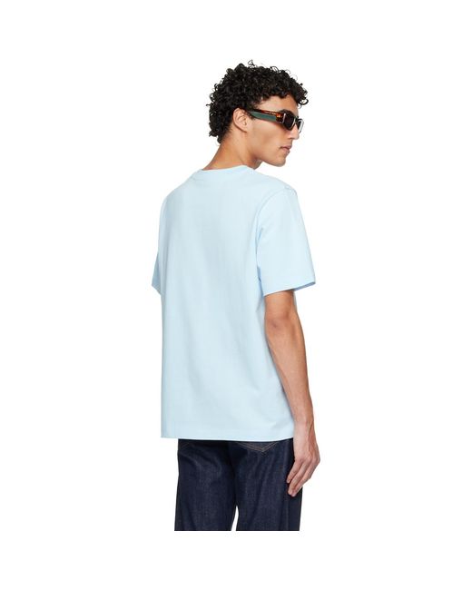Casablanca White Drip Logo Short Sleeve T‑Shirt for men