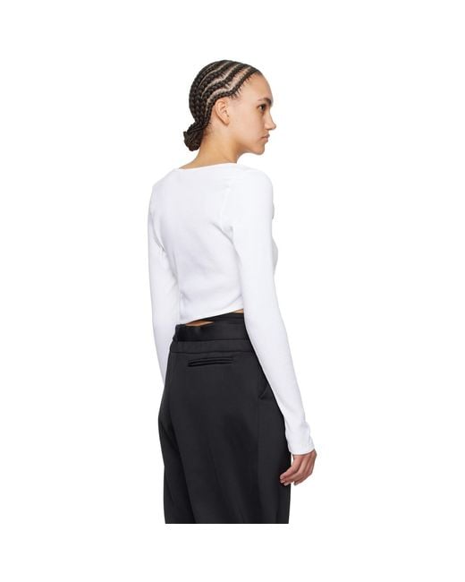 OTTOLINGER Black Asymmetric Long Sleeve T-Shirt