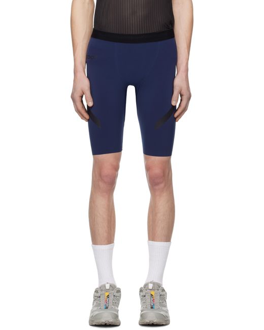 Soar Running Blue Half Tights Shorts for men
