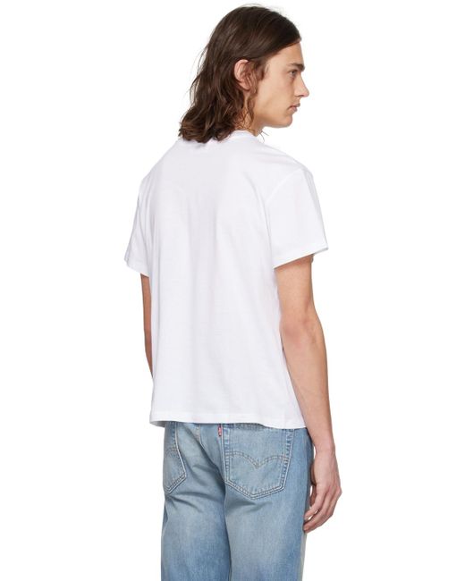 メンズ Second/Layer ホワイト Tシャツ 3枚セット White