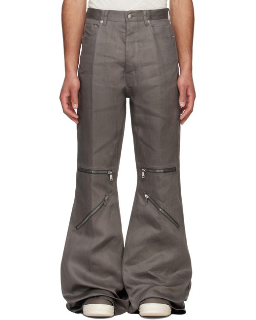 メンズ Rick Owens グレー Hollywood Bolan カーゴパンツ Brown