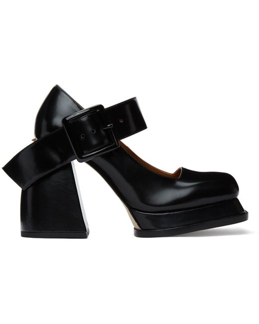 Chaussures à talons hauts noires Belt Mary Jane ShuShu/Tong en coloris Black