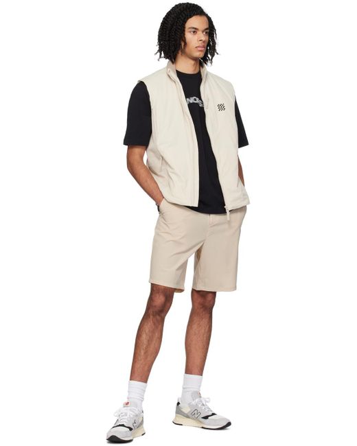 Manors Golf White Course Vest for men