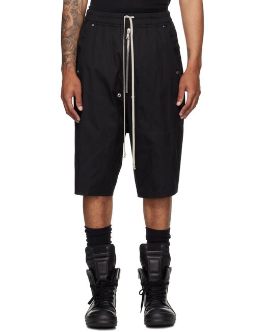 メンズ Rick Owens ブラック Concordians Bela Pods ショートパンツ Black