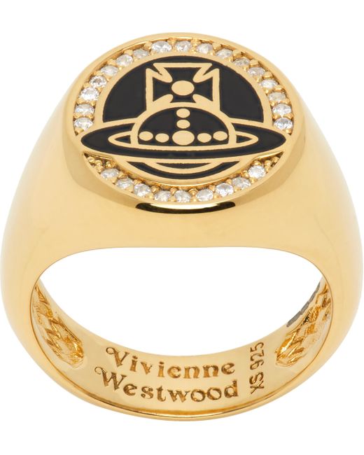 Bague Sussex Vivienne Westwood pour homme en coloris Metallic