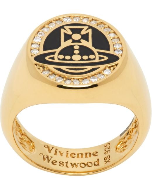メンズ Vivienne Westwood Sussex リング Metallic