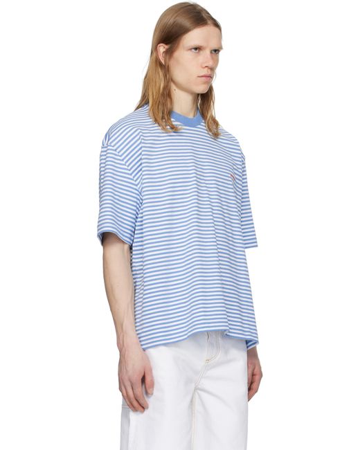 Sunnei Blue Mega Over T-Shirt for men