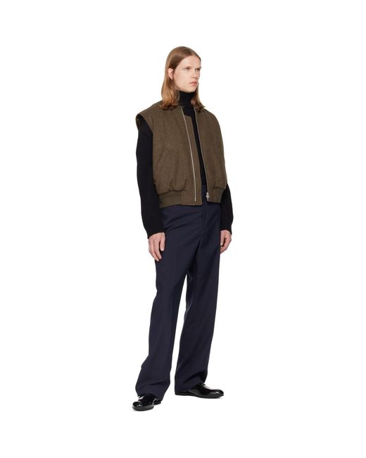 Jil Sander Brown Sport Vest for men