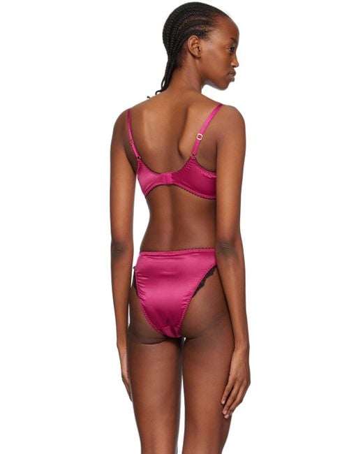 Agent Provocateur Pink Sloane Bra in Red
