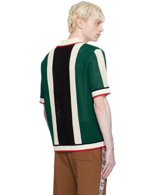 Casablancabrand Black Striped Shirt for men