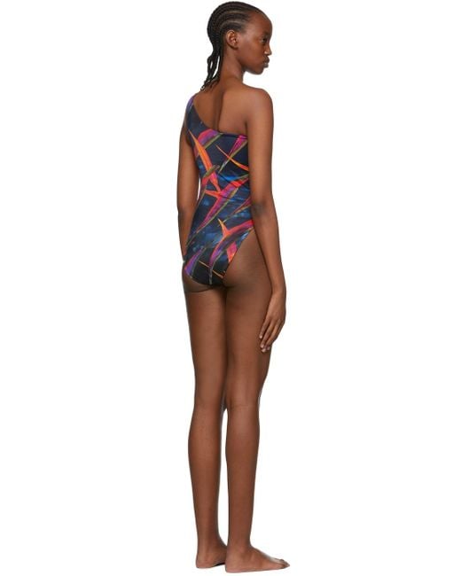 Louisa Ballou Black Recycled Nylon One-Piece Swimsuit