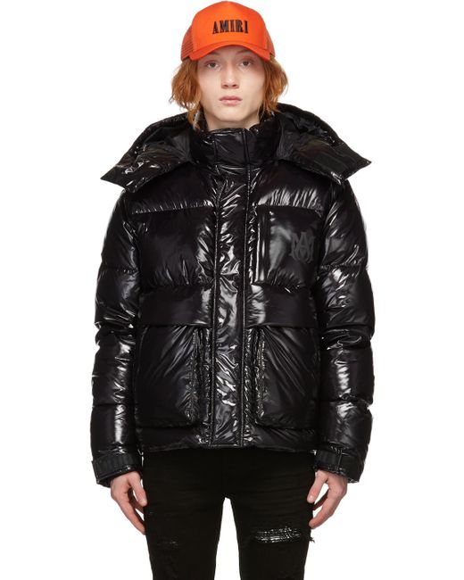 Amiri Synthetic Down Puffer Jacket in Black for Men - Lyst